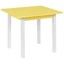 Дитячий столик Ігруша квадратний 60×60 см висота 52 см вага 7 кг жовтий