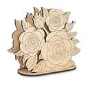Дерев'яна серветниця для декору "Троянди" FDPO-298