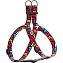 Шлея для собак Waudog Nylon Граффити, анатомическая, с QR паспортом, 50-80х2 см, разноцветная (5015)