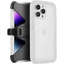 Протиударний чохол із кліпсою Pelican Voyager для iPhone 14 Pro Прозорий аналог OtterBox Defender