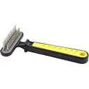 Гребінець-граблі Пухнастики, дворядний, рідкий зуб, 7,5х15 см