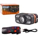 Налобный фонарь WH-0188 XPE+SMD (COB) white+red сенсорное управление АКБ Li-Ion ЗП Type-C