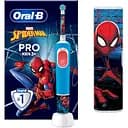 Детская электрическая зубная щетка Oral-B Pro Kids Человек-Паук с футляром