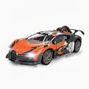 Радиоуправляемая машина с парогенерацией 911-712 A-02, масштаб 1:16, акум. 7.4V, открывающаяся дверь с подсветкой, Оранжевая