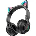 Навушники Borofone бездротові накладні BO18 Cat ear BT headphones чорні