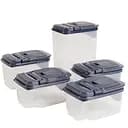 Набор универсальных контейнеров Supretto для сыпучих продуктов 5 шт. темно-синий (87290001)