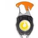 Мини фонарик брелок PL-409 COB Multifunctional светильник карманный с карабином с магнитом