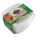 Емкость для хранения квадратная Heidrun МакФреш, 1,2 л, 3 шт., прозрачный (1807)