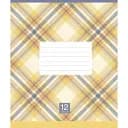 Зошит учнівський Школярик Plaid pattern 024-3345L-5 в лінію 24 аркушів 