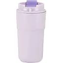 Термокружка 450 мл с защелкой и колбой из нержавеющей стали, сиреневый Happy Life HP153V