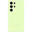 Оригінальний силіконовий чохол Samsung Silicone Case для Samsung Galaxy S24 Ultra (S928) Light Green EF-PS928TGEGWW