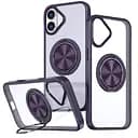 Чохол Epik TPU+PC Metal Ring with MagSafe для Apple iPhone 16, 6.1 Темно-фіолетовий