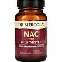 Амінокислота Dr. Mercola NAC with Milk Thistle 60 капсул