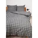 Комплект постільної білизни ТЕП Happy Sleep Duo Grey Check євро сірий (2-04009_26582)