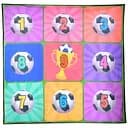 Футбольні ворота для тренувань MR 1397 з м'ячем і кріпленнями, 149 см x 149 см