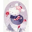 Картина по номерам ArtCraft Праздничный Санта 40х50 см (16122-AC)