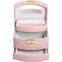 Кейс-скринька для прикрас Yiwu із замком 15.5x11.5x11.5 см рожевий HP-5-23P