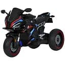 Електромобіль дитячий Bambi Мотоцикл M 6143EL-2 триколісний 12V7AH світло музика EVA