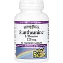 Теанин Natural Factors Stress-Relax Suntheanine L-Theanine 250 mg, 60 вегакапсул