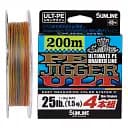 Шнур Sunline PE-Jigger ULT 200 м ( мulticolor) 1.7/0.225 мм 30 lb/13.0 кг
