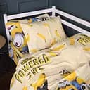 Комплект постельного белья Mirson Ranforce Elite Minions and bananas 143х210 см (2200011492940)