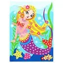 Детская мозаика по номерам "Русалочка" 13-126-4 разноцветные камешки