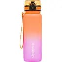 Бутылка для воды UZspace Frosted Gradient 800 мл оранжево-розовая (3053)