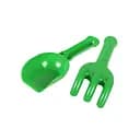 Детский игрушечный набор "Лопатка+грабли" 2865TXK Зеленый