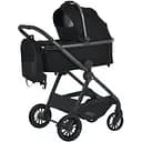 Універсальна коляска 2 в 1 El Camino ME 1183 Riviera Jet Black з рюкзаком, дощовиком та москітною сіткою
