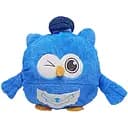 Дитяча м'яка іграшка Сова Bambi L1127(Blue) з пледом 45 см