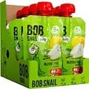 Пюре фруктове Bob Snail Яблуко-Груша, пастеризоване 900 г (10 шт. по 90 г)