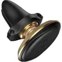 Автотримач Baseus Magnetic Air Vent Car Mount With Cable Clip (SUGX020015) чорно-золотистий