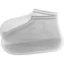 Многоразовые бахилы-чехлы для обуви от воды и грязи силиконовые S White (kz143)