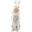 Статуетка J-line Олень новорічний із сердечком 30 см (8431)