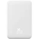 Универсальная мобильная батарея Baseus Magnetic Mini 20000 mAh беспроводная зарядка (PPCX100102) белая