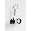 Брелок Feral Feelings Наручники Чорний