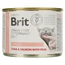 Вологий корм для котів Brit GF Veterinary Diet Cat Renal з тунцем, лососем та горохом 200 г