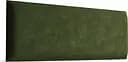 Стінова панель, оксамитове узголів'я ліжка, зелена 90*30*4 см