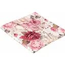 Водоотталкивающая подушка для стула с 3D принтом Танец пионов 40х40 см красная 12 шт.