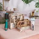 Подарунковий бокс: фен-щітка VGR V-493 + епілятор VGR V-733 + набір прозорих дорожніх косметичок CP2026-14