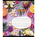 Зошит учнівський "Фруктовий сет" 018-530414K-4 в клітинку, 18 аркушів