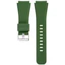 Силиконовый ремешок Watchbands для Samsung Galaxy Watch 46mm Silver - тёмно-зеленый (WB001DARKGREEN461)