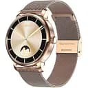 Смарт-часы Lemfo LF35/Y8 стальной ремешок Gold (16725)