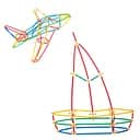 Конструктор-соломинки Dede Транспорт 300 элементов (3679)