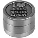 Гриндер для измельчения табака HL-246 I Сердечко Amsterdam Silver (10937)