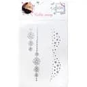 Сяючі тимчасові тату Lukky Квіткова заметіль для обличчя та тіла (T21488)