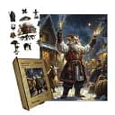 Деревянный фигурный пазл Коляда, А2, Деревянная коробка 300+ элементов