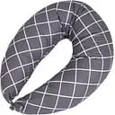 Подушка для вагітних та годування MirSon №5021 Color Line Lugano 30х170 см сіра (2200010969825)