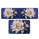 Набор диатомитовых 3D ковриков для ванной комнаты 2 (шт) 38×58/38×118 (см) коврик для дома ванны душа и туалета Yiwu HP-42-48