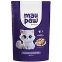 Повнораціонний корм для дорослих котів MAU PAW Шматочки в соусі з індичкою 100 г